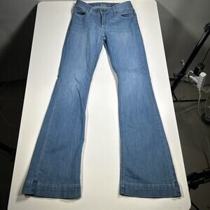 Kimes Ranch Jeans Women’s 2/34 Bootcut Flare Western Cowgirl Light Wash USA Made